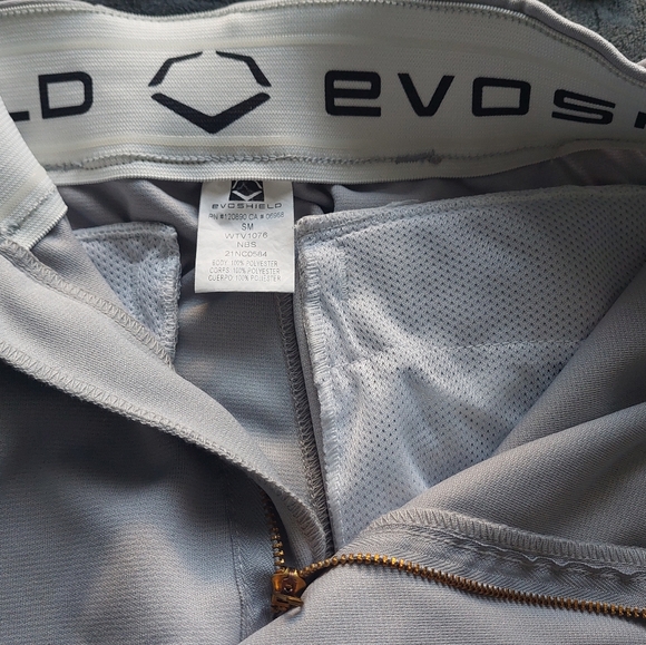 Evoshield Pants Gray Adult Evoshield Baseball Salute Open Bottom